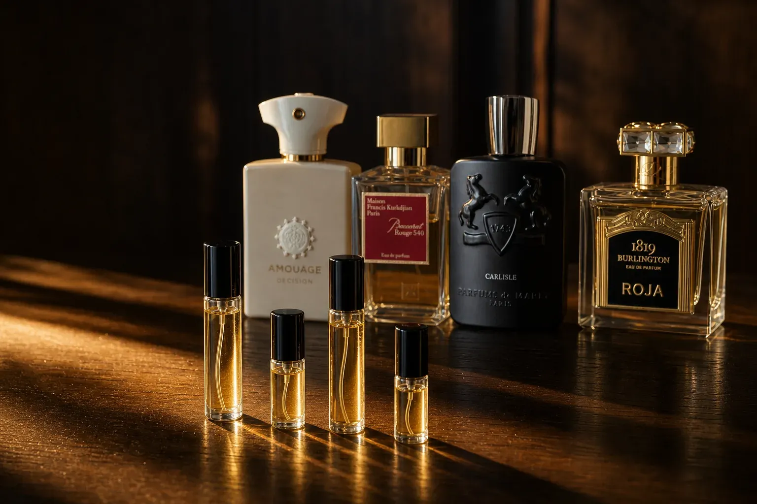 Dekanti u 2, 5 i 10 ml ispred originalnih boca iz kojih su presuti